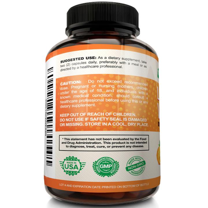LIPOSOMAL VITAMIN C 1400MG CAPSULES HIGH ABSORPTION VITAMIN C PILLS SUPPLEMENTS