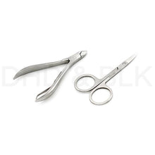 Load image into Gallery viewer, 10 PCS PEDICURE / MANICURE SET NAIL CLIPPERS CLEANER CUTICLE GROOMING KIT CASE
